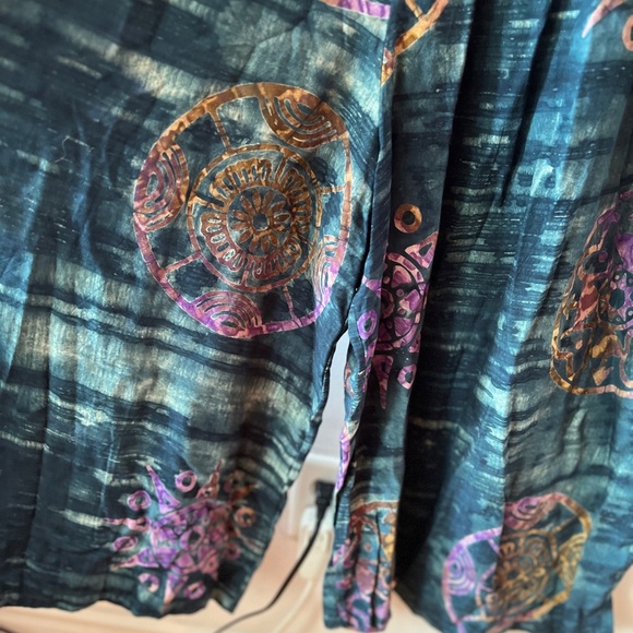 Hilltribe Designs Flowy Abstract Jumpsuit S (Fits s-m depending on desired fit) - Picture 8 of 14